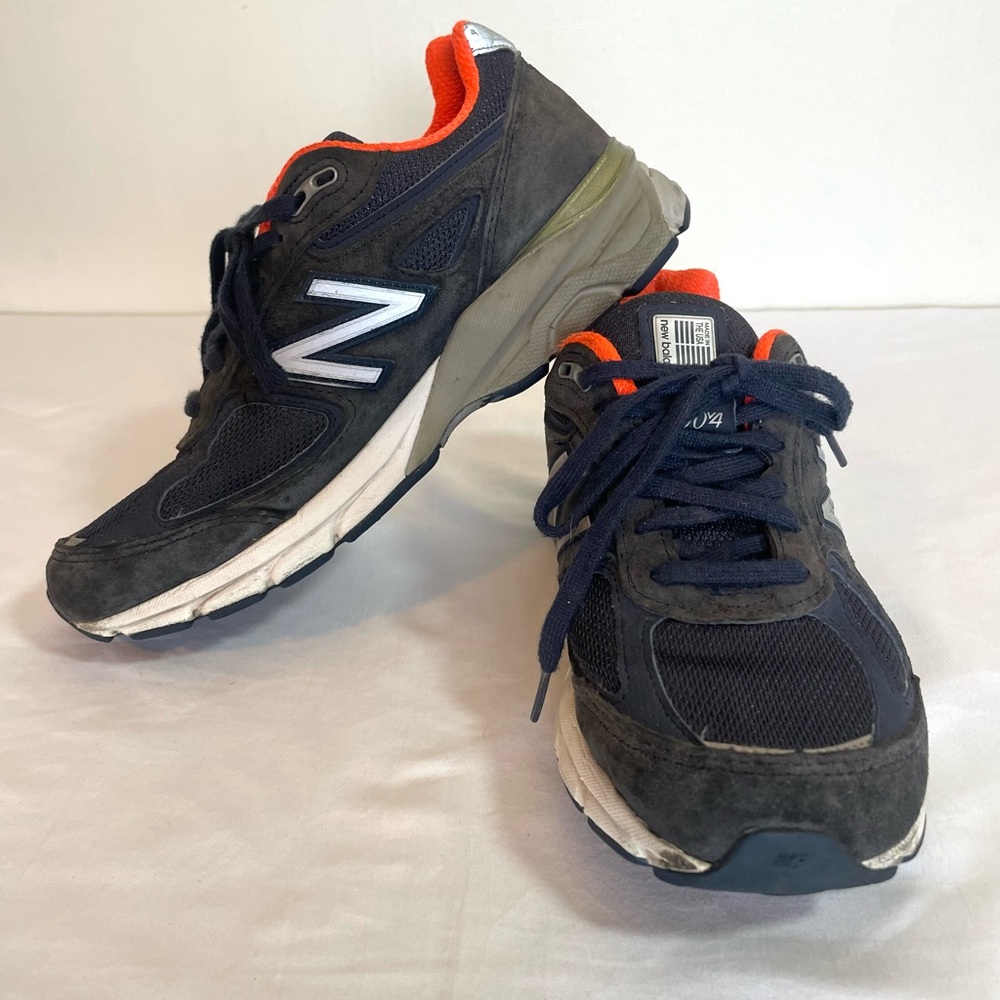 New Balance Navy and Silver Athletic Shoes
